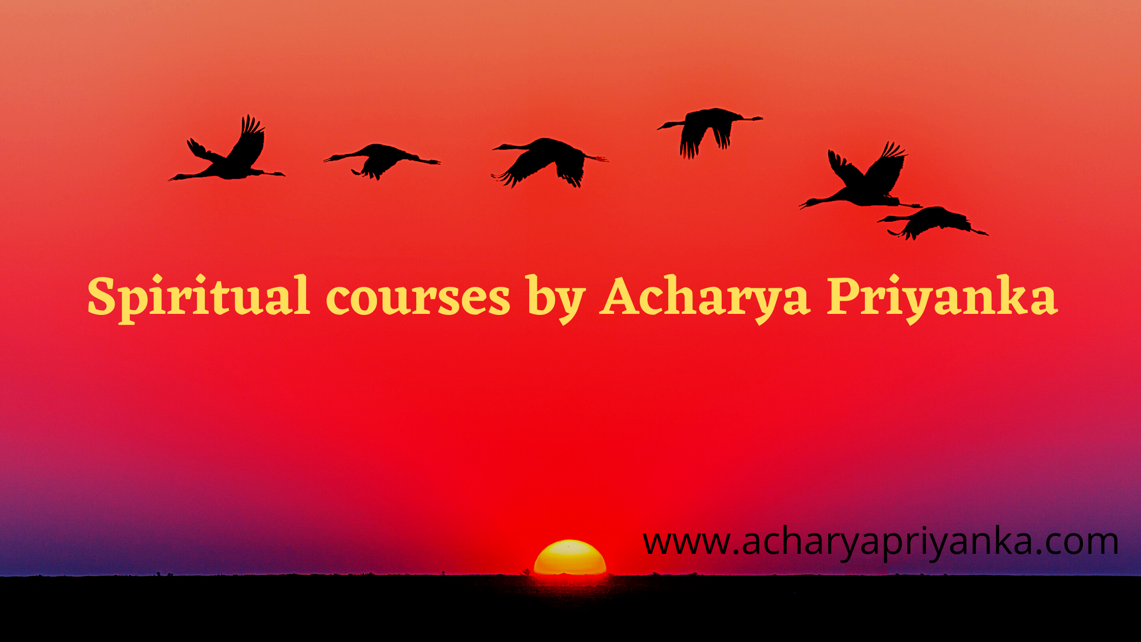 Spiritual courses by acharya priyanka