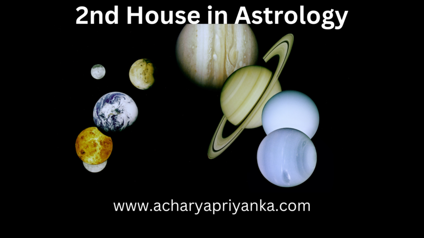 2nd house in astrology