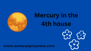 mercury in the 4th house