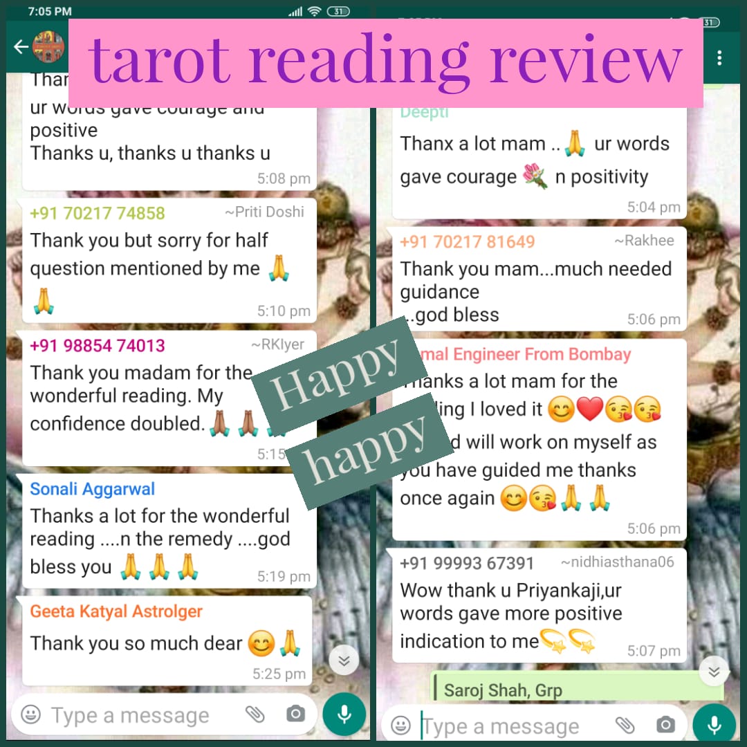 Client & Students review of Acharya Priyanka – Astrology & Healing Services