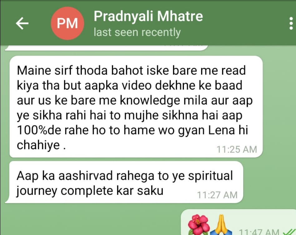 Client & Students review of Acharya Priyanka – Astrology & Healing Services