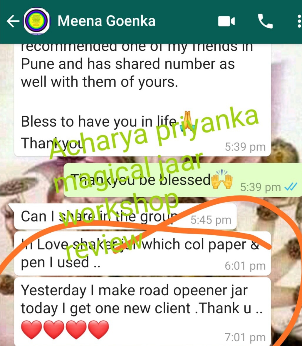 Client & Students review of Acharya Priyanka – Astrology & Healing Services