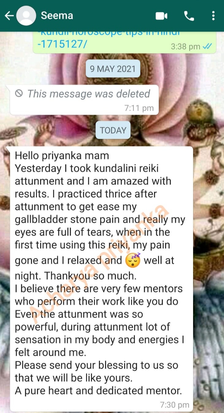 Client & Students review of Acharya Priyanka – Astrology & Healing Services