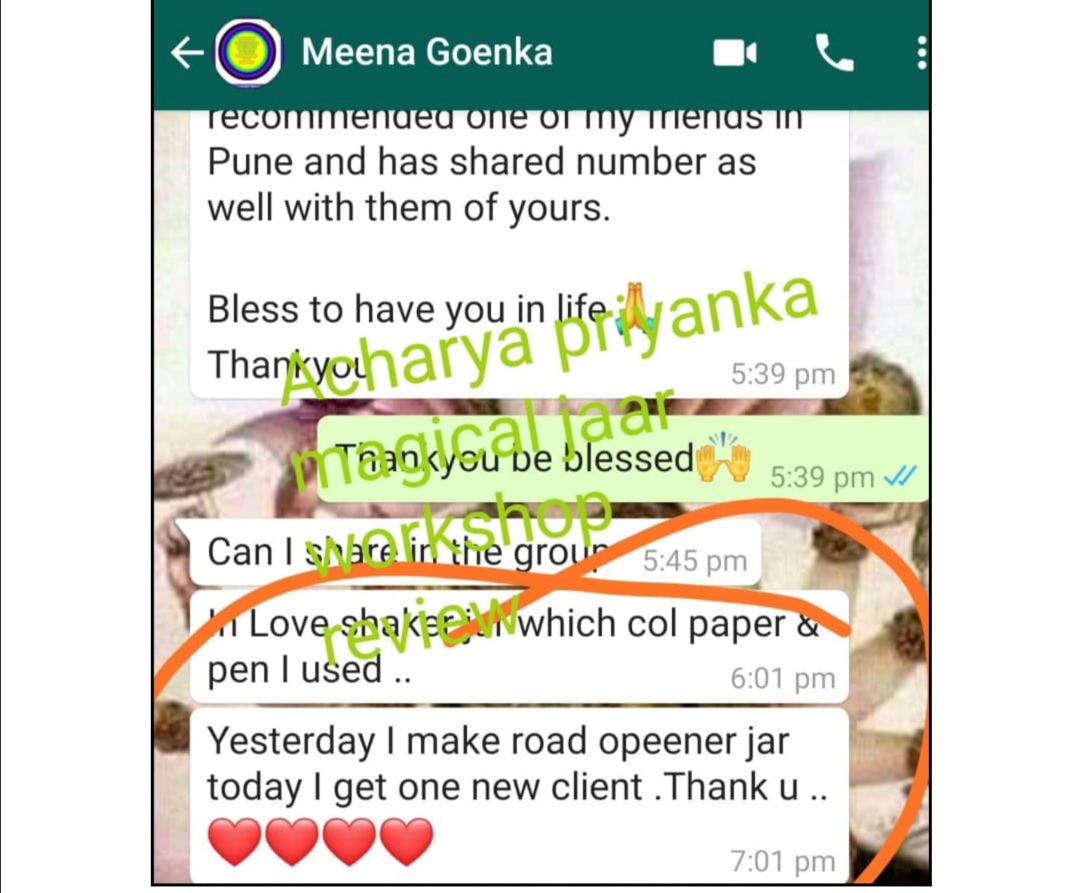 Client & Students review of Acharya Priyanka – Astrology & Healing Services