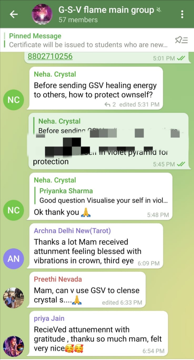 Client & Students review of Acharya Priyanka – Astrology & Healing Services