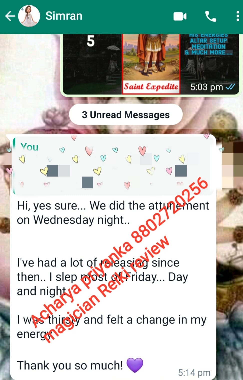 Client & Students review of Acharya Priyanka – Astrology & Healing Services