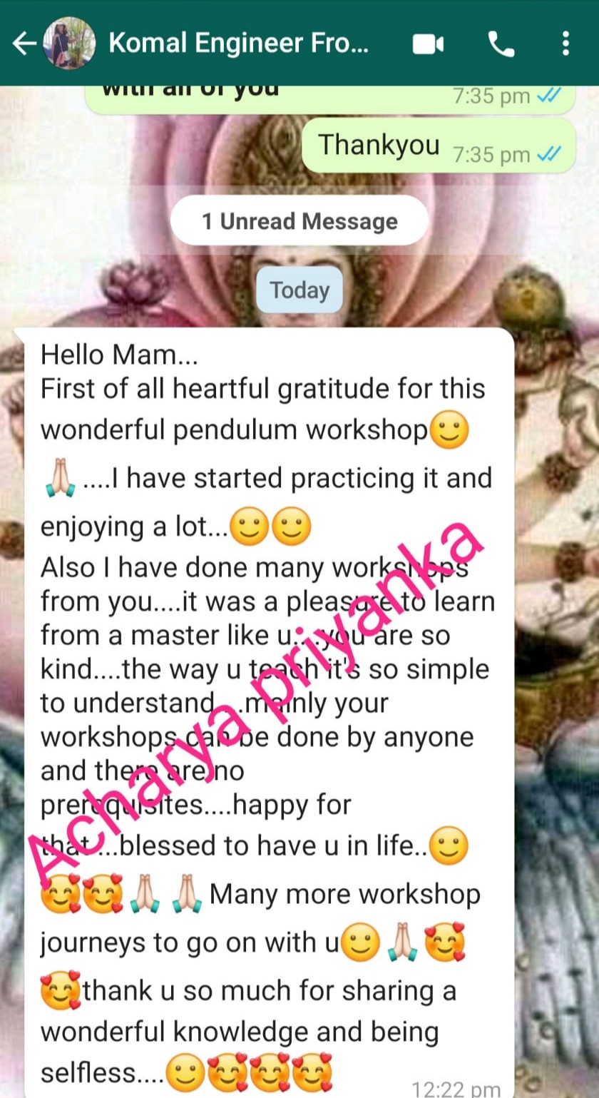 Client & Students review of Acharya Priyanka – Astrology & Healing Services