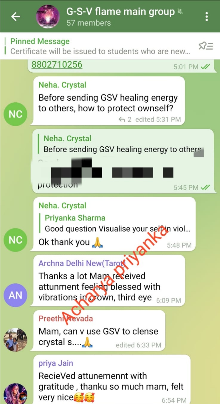 Client & Students review of Acharya Priyanka – Astrology & Healing Services