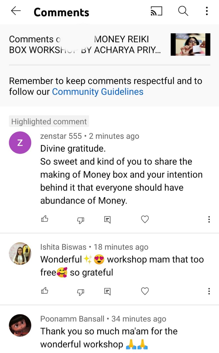 Client & Students review of Acharya Priyanka – Astrology & Healing Services