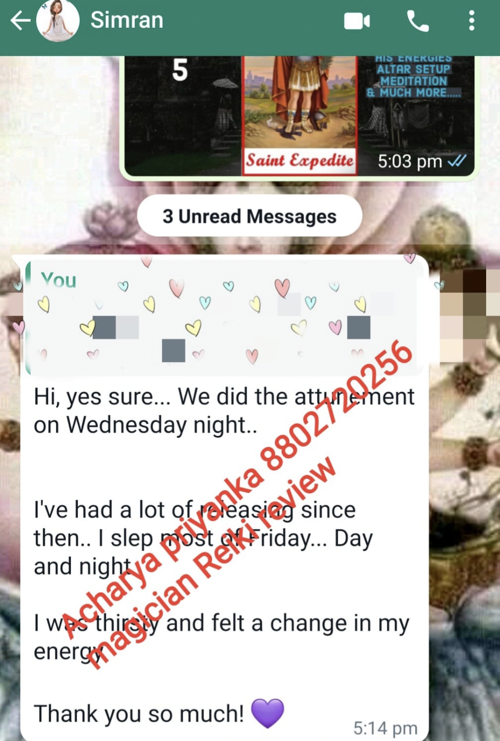 Client & Students review of Acharya Priyanka – Astrology & Healing Services