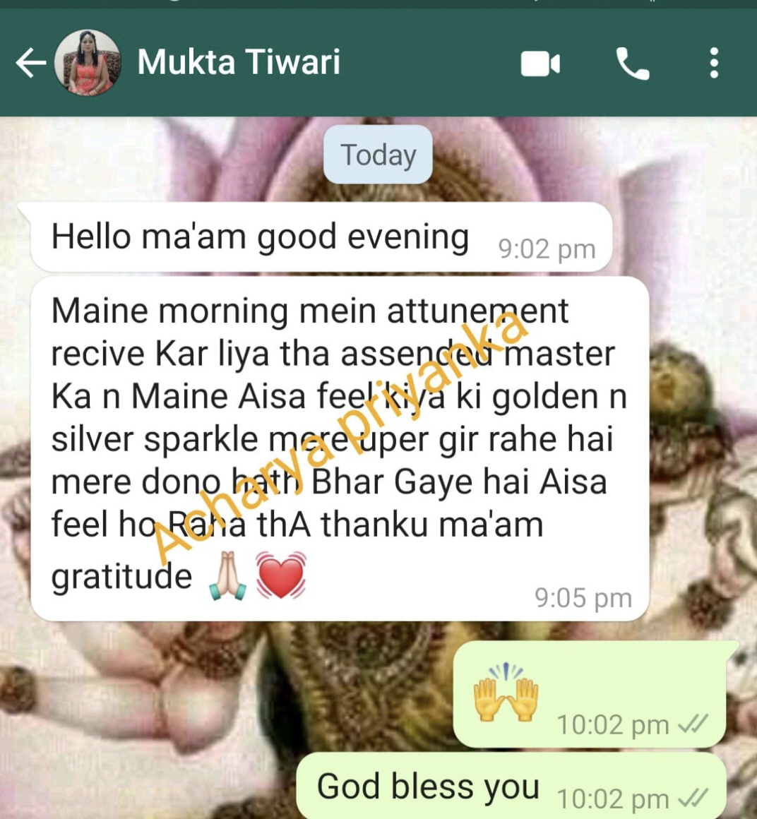 Client & Students review of Acharya Priyanka – Astrology & Healing Services