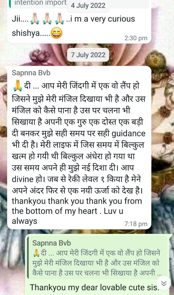 Client & Students review of Acharya Priyanka – Astrology & Healing Services