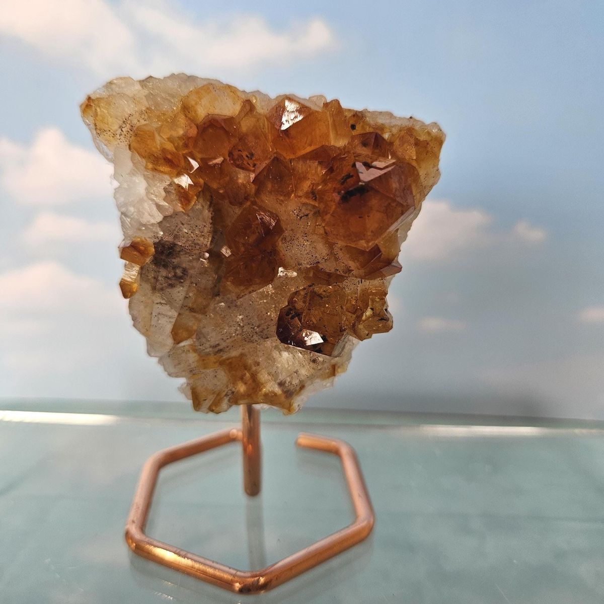 Feng shui Citrine Crystal Cluster