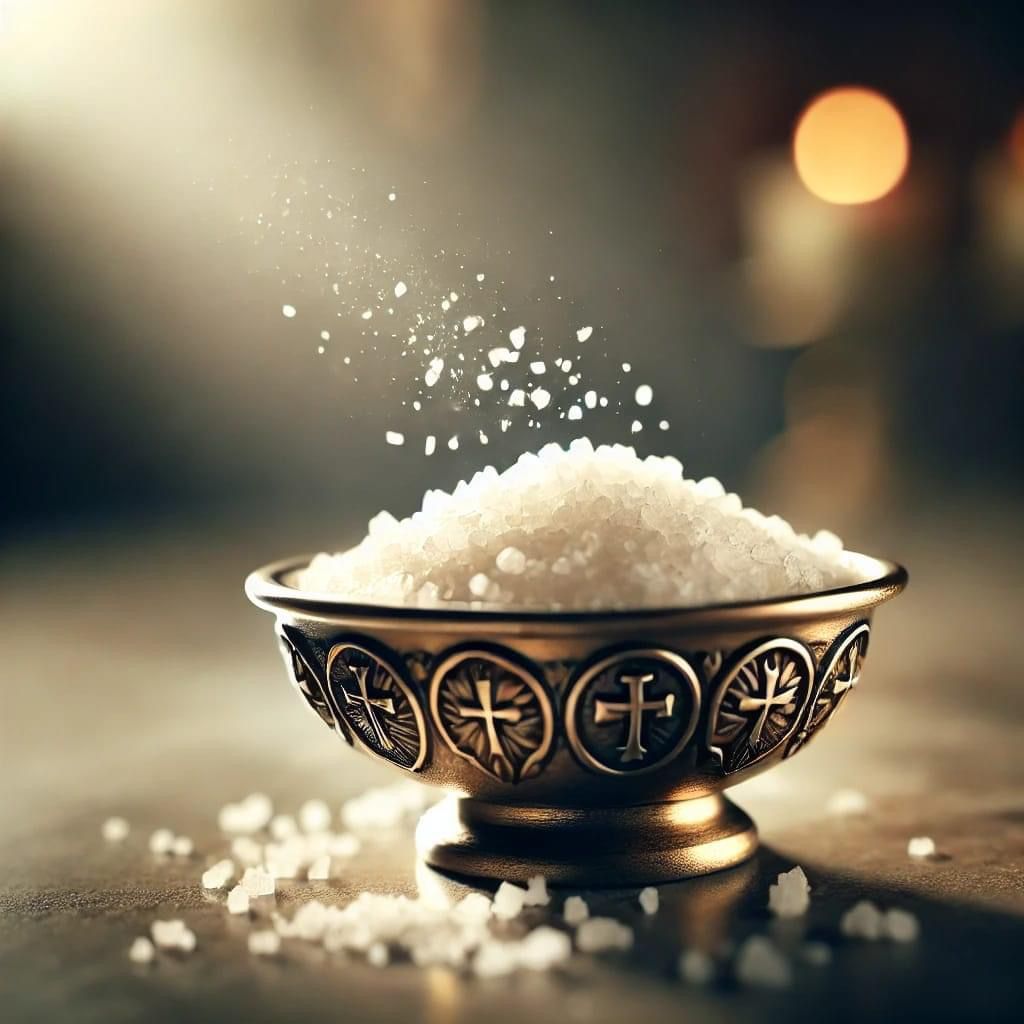 Feng Shui salt bowl for negativity