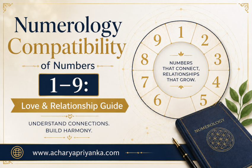 Numerology Compatibility of Numbers 1 to 9