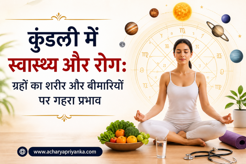 कुंडली में स्वास्थ्य और रोग