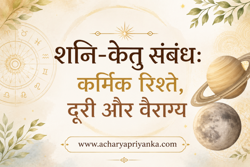 शनि-केतु संबंध