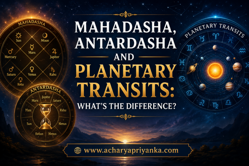 Mahadasha, Antardasha and Planetary Transits