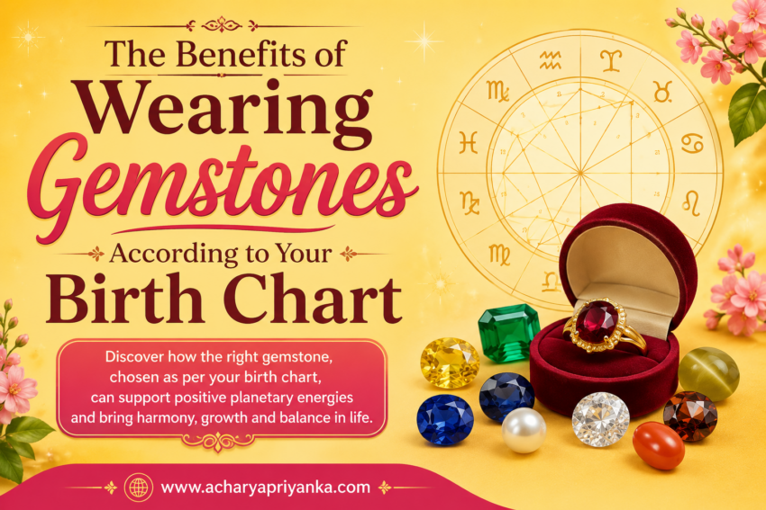 The Benefits of Wearing Gemstones According to Your Birth Chart