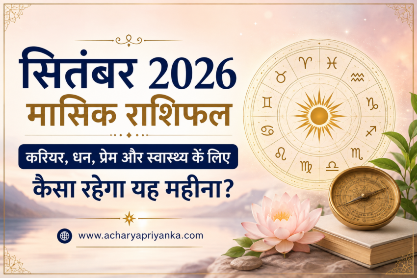 सितंबर 2026 मासिक राशिफल